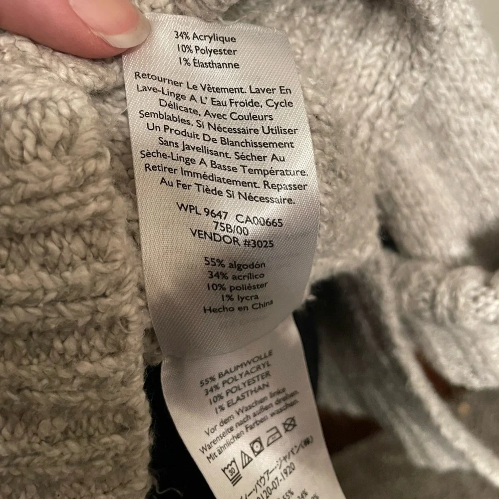 Women's Cowl Neck Tunic Sweater M - Picture 7 of 9